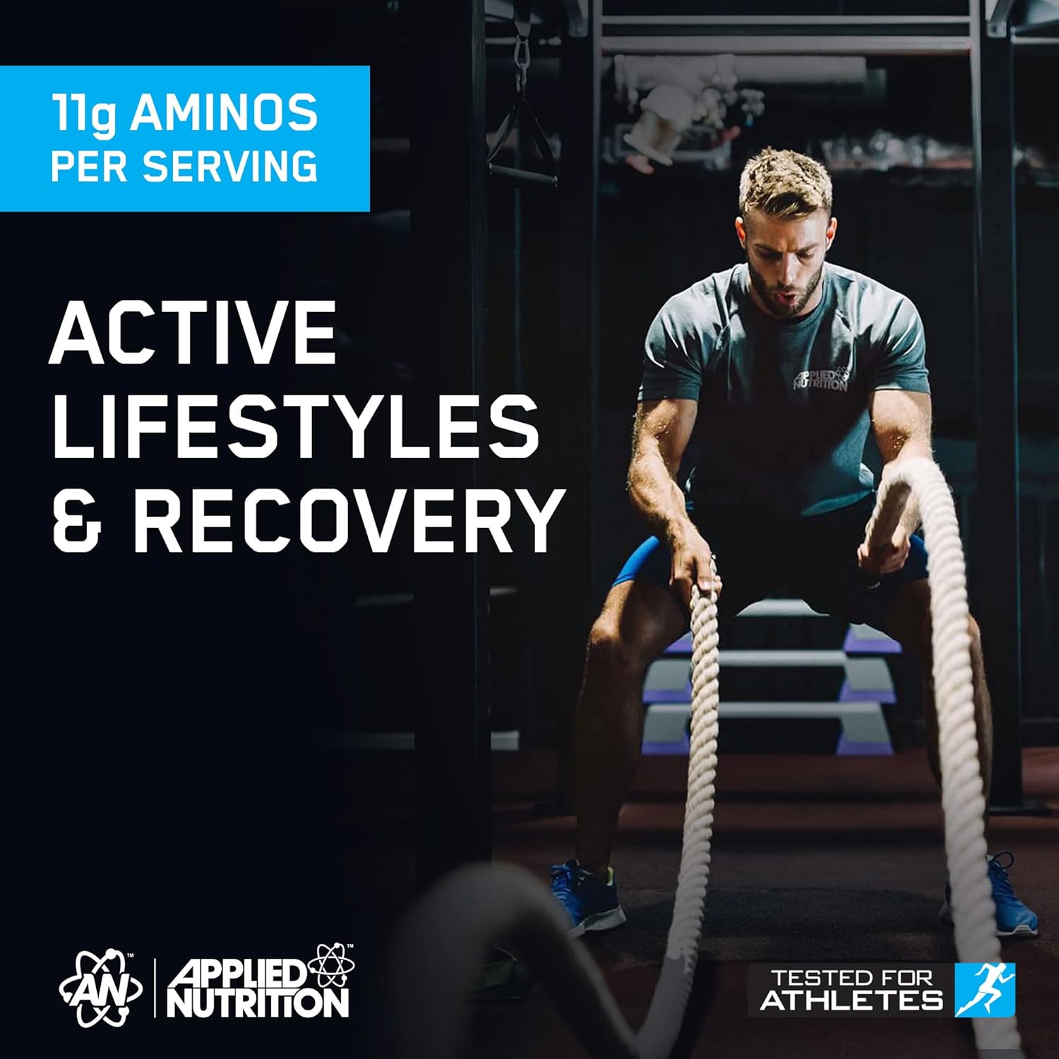 پودر EAA اپلاید نوتریشن مدل Essential Amino Acids، 390 گرم، طعم بری