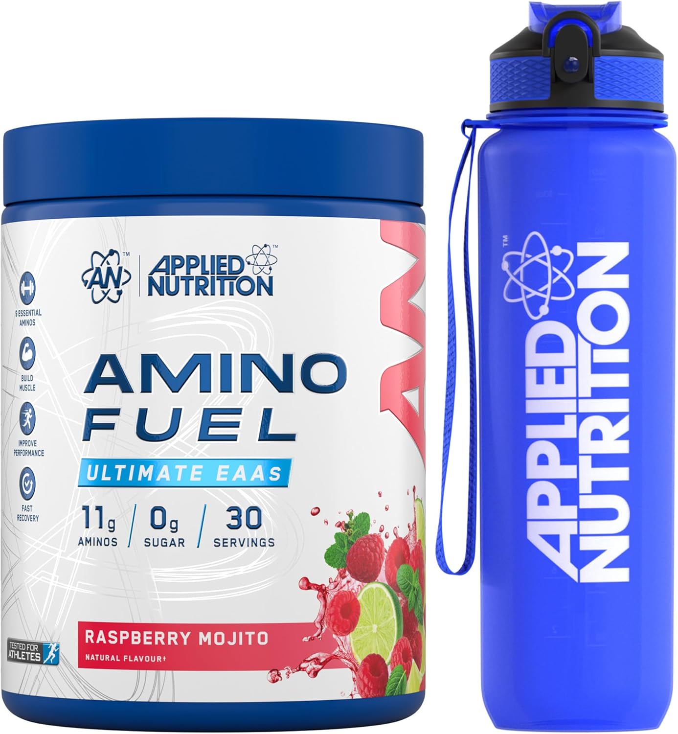 پودر EAA اپلاید نوتریشن مدل Essential Amino Acids، 390 گرم، طعم بری