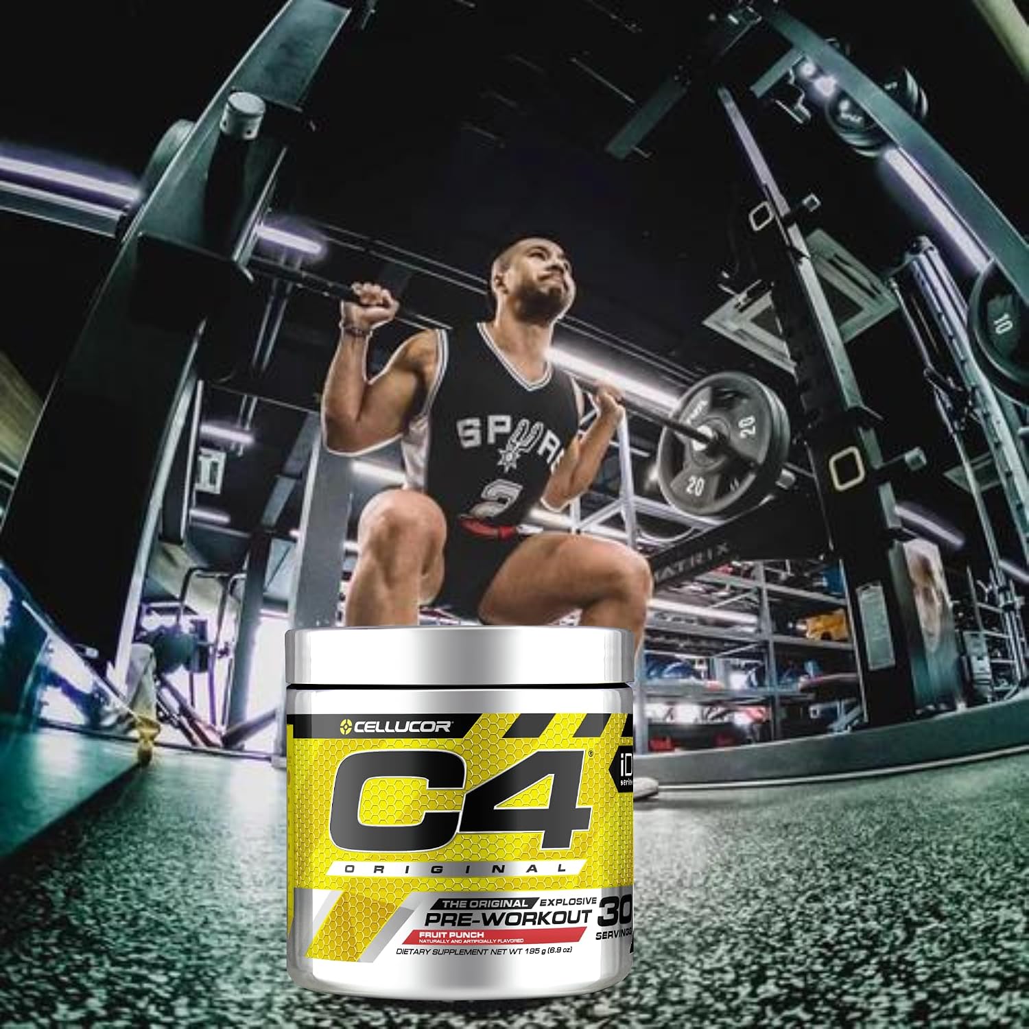 نوشیدنی پری‌ورک‌اوت سلکور مدل C4 Original، 30 سروینگ، طعم پانچ میوه