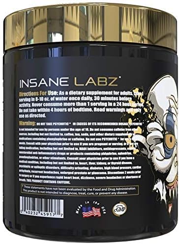 پودر پری‌ورک‌اوت اینسین لبز مدل Psychotic Gold