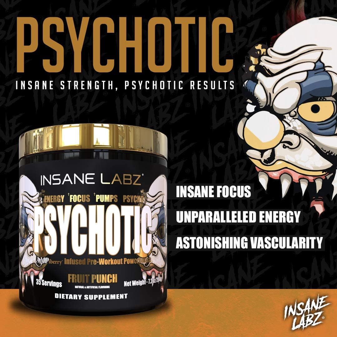 پودر پری‌ورک‌اوت اینسین لبز مدل Psychotic Gold