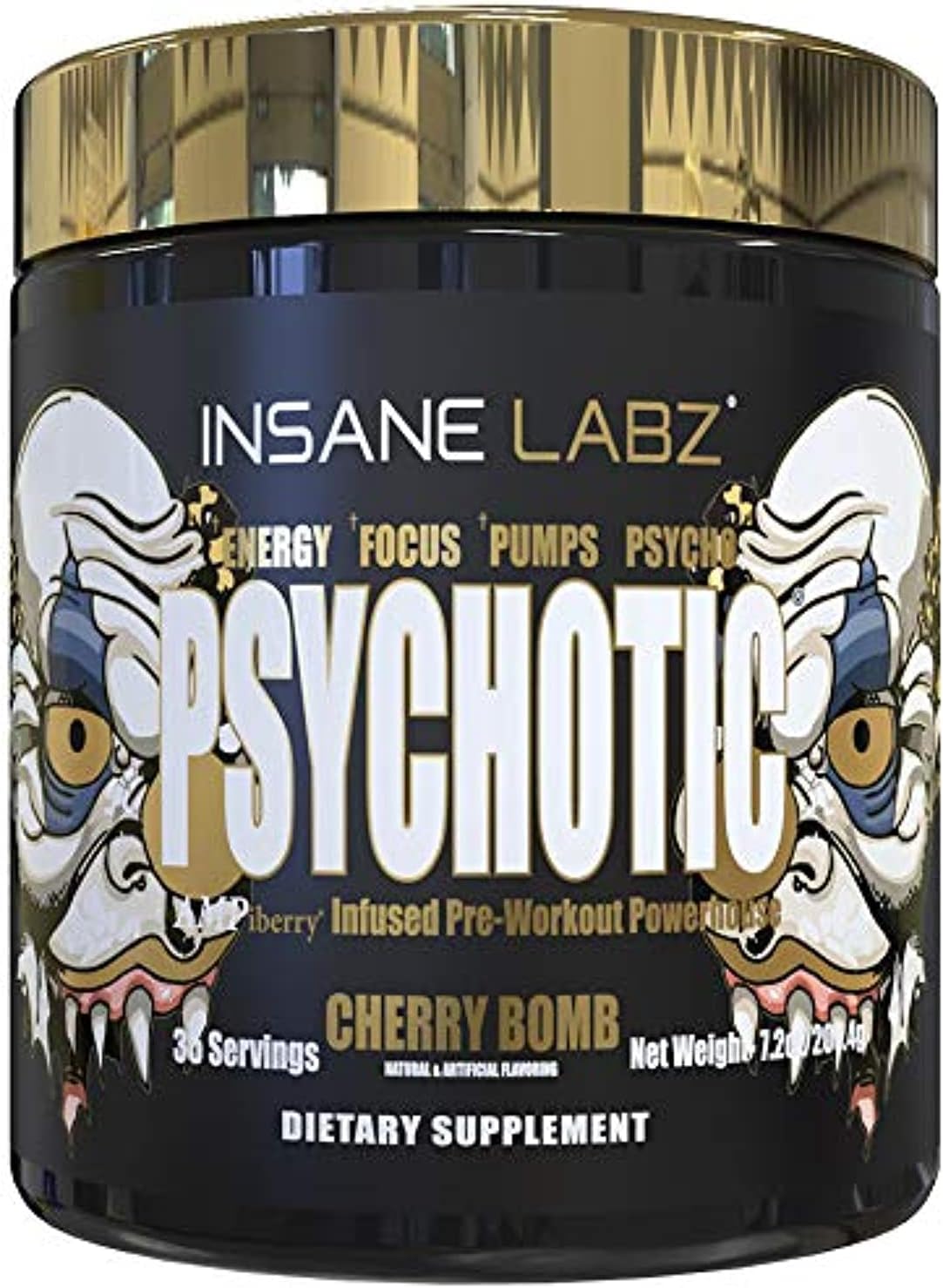 پودر پری‌ورک‌اوت اینسین لبز مدل Psychotic Gold