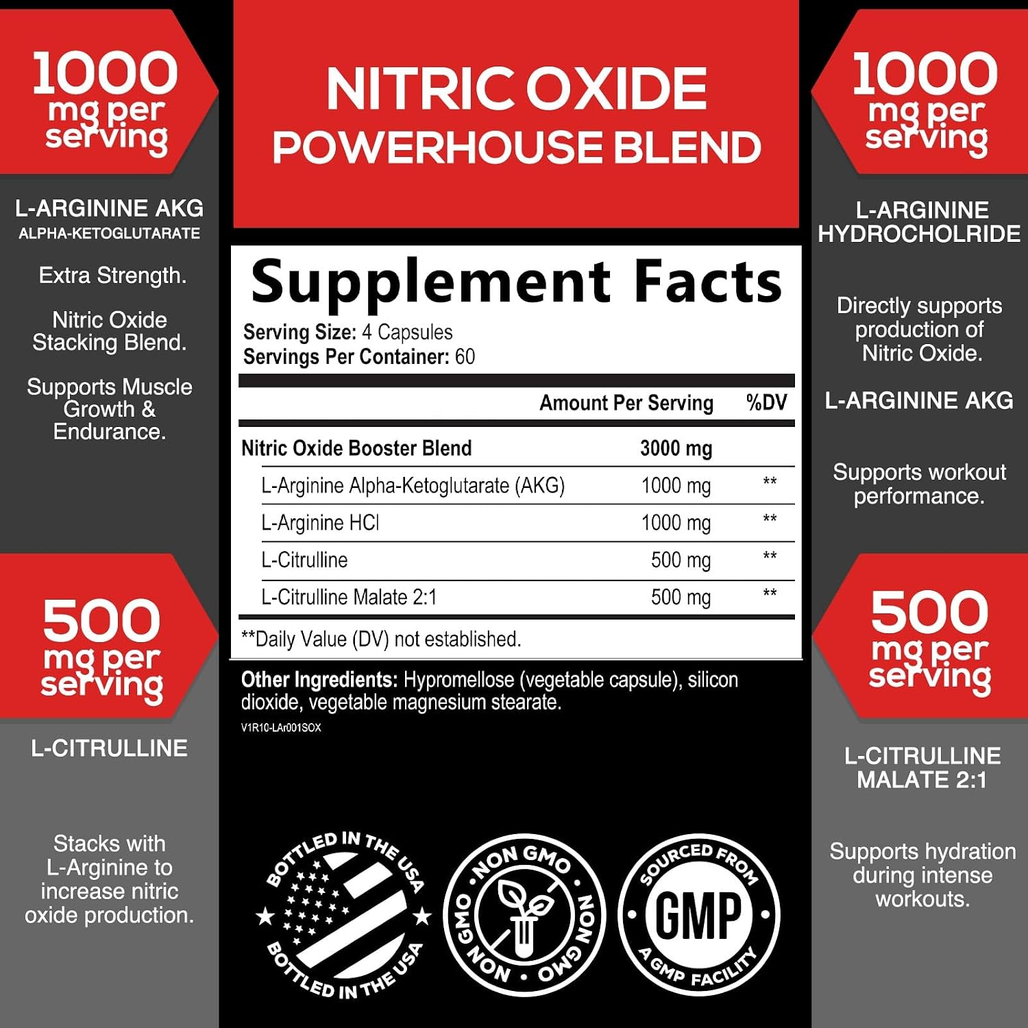 کپسول بتا آلانین SILVERONYX مدل Extra Strength Nitric Oxide، 240 کپسول