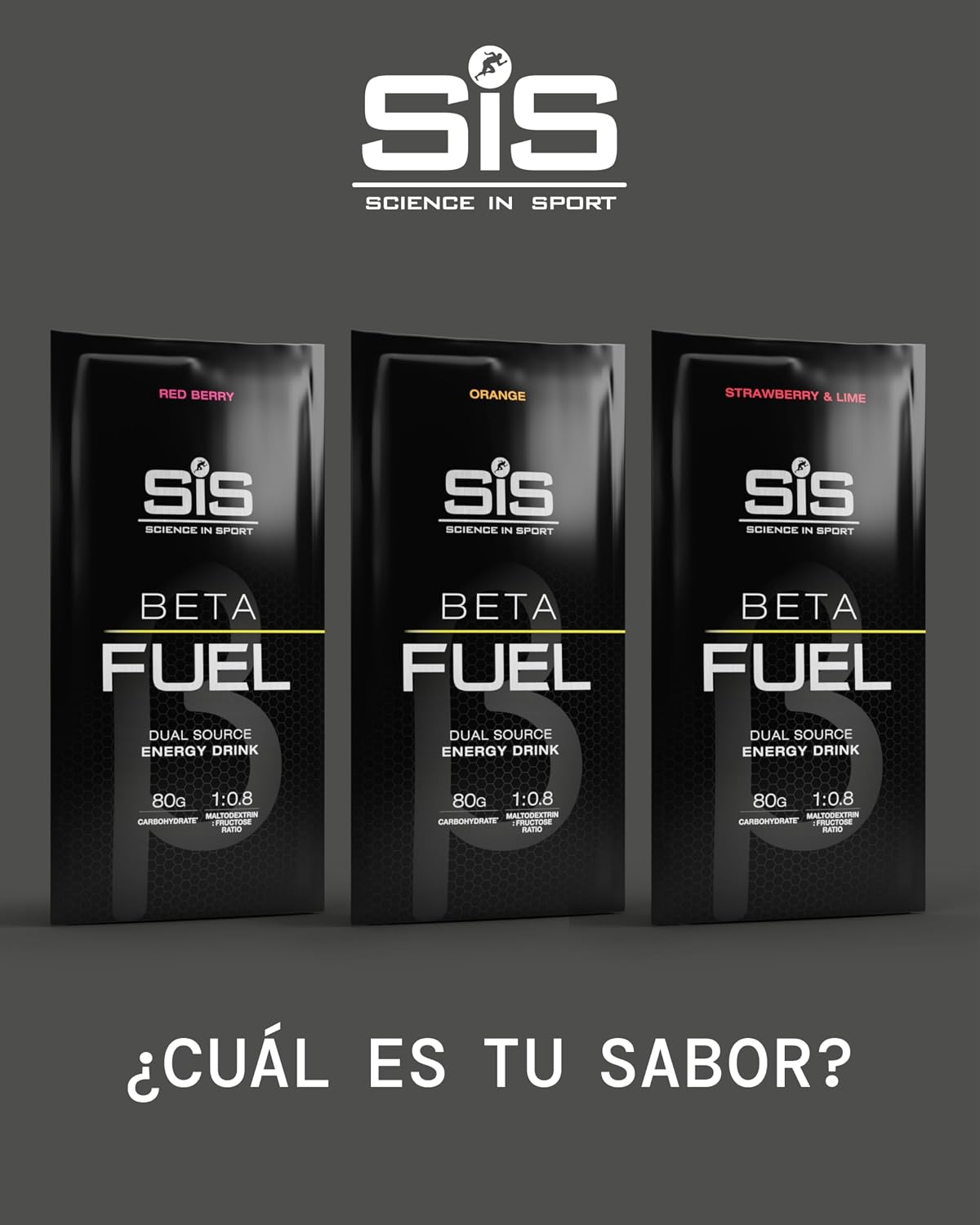 پودر نوشیدنی کربوهیدراتی ساینس این اسپرت مدل Beta Fuel 80، 15 بسته، طعم توت‌فرنگی و لیمو