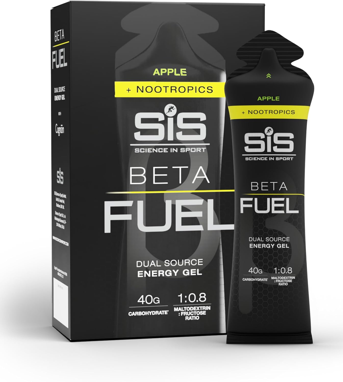 پودر نوشیدنی کربوهیدراتی ساینس این اسپرت مدل Beta Fuel Energy Gels، 6 بسته
