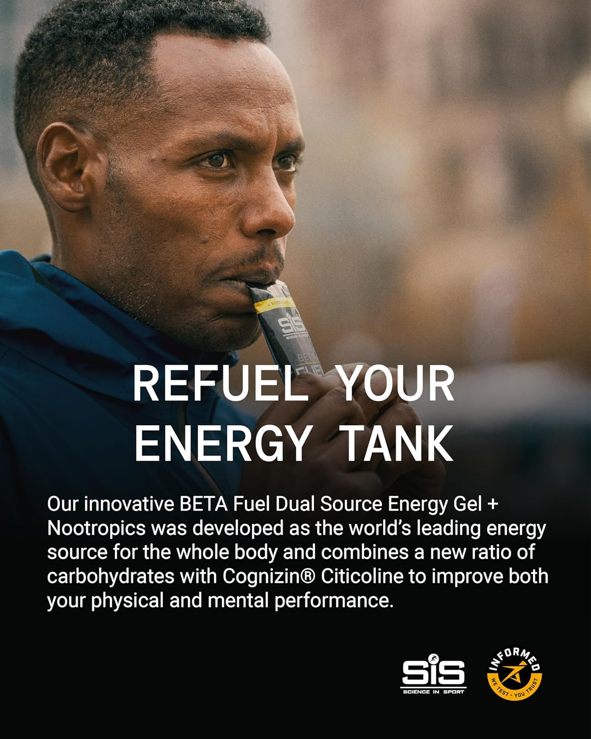 پودر نوشیدنی کربوهیدراتی ساینس این اسپرت مدل Beta Fuel Energy Gels، 6 بسته