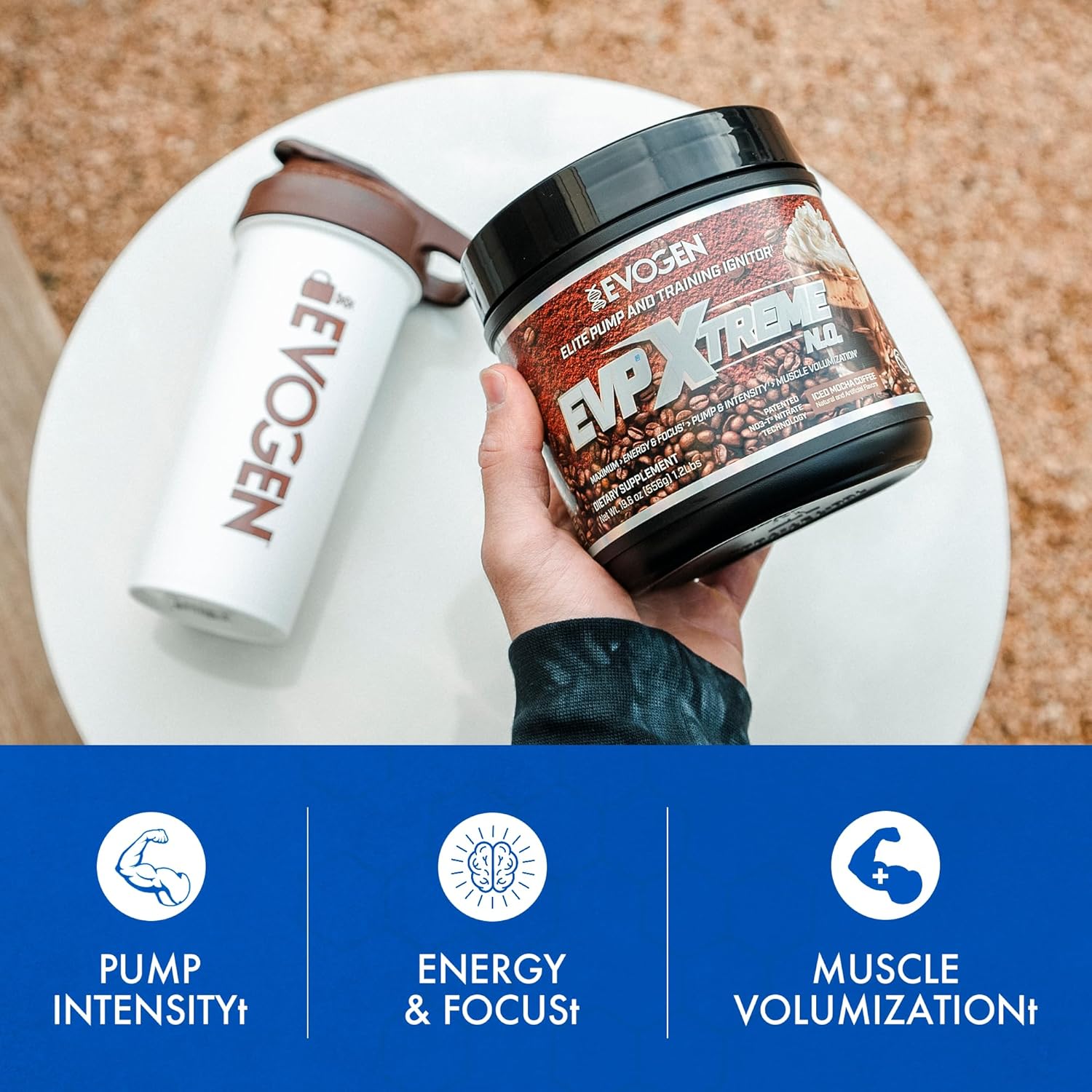 پودر بتا آلانین اووژن مدل EVP Xtreme NO، 40 سروینگ