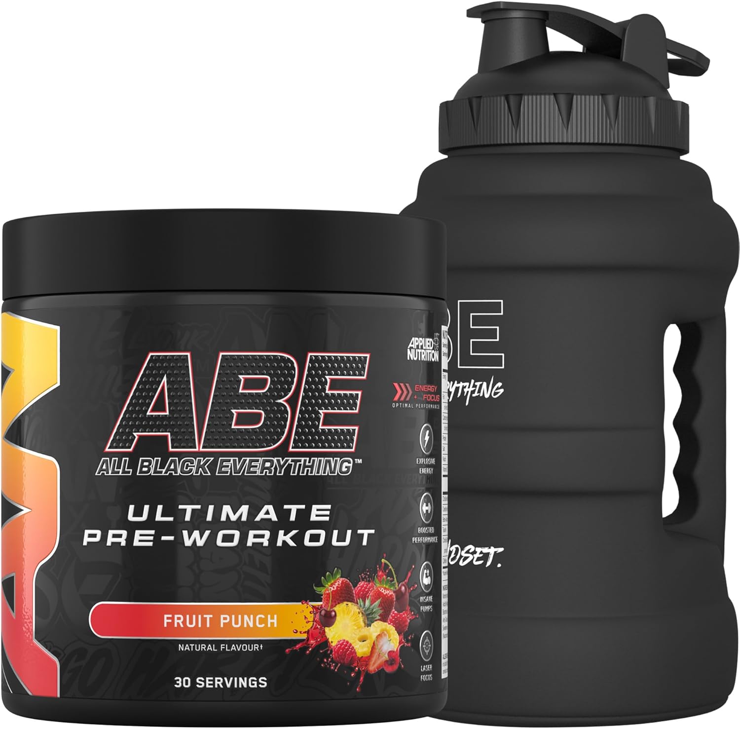 پودر پری‌ورک‌اوت اپلاید نوتریشن مدل Bundle ABE، 315 گرم، طعم پانچ میوه