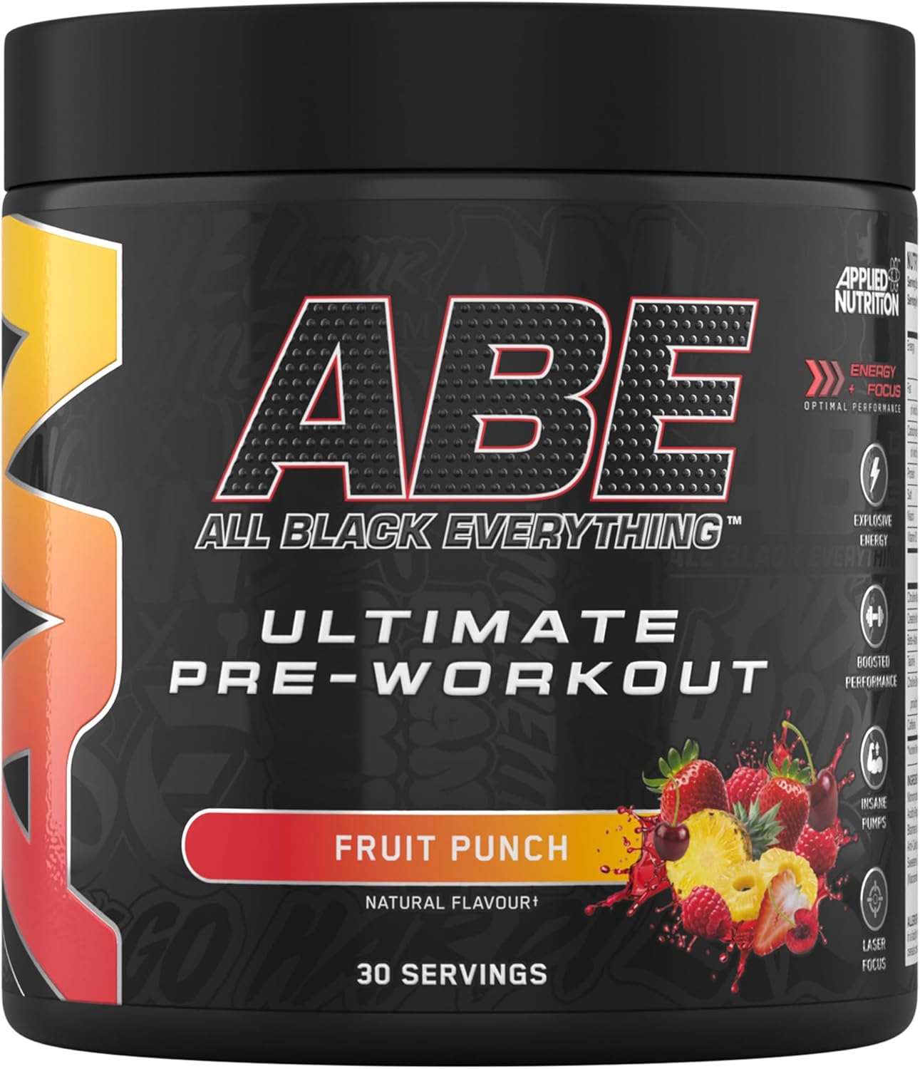 پودر پری‌ورک‌اوت اپلاید نوتریشن مدل Bundle ABE، 315 گرم، طعم پانچ میوه