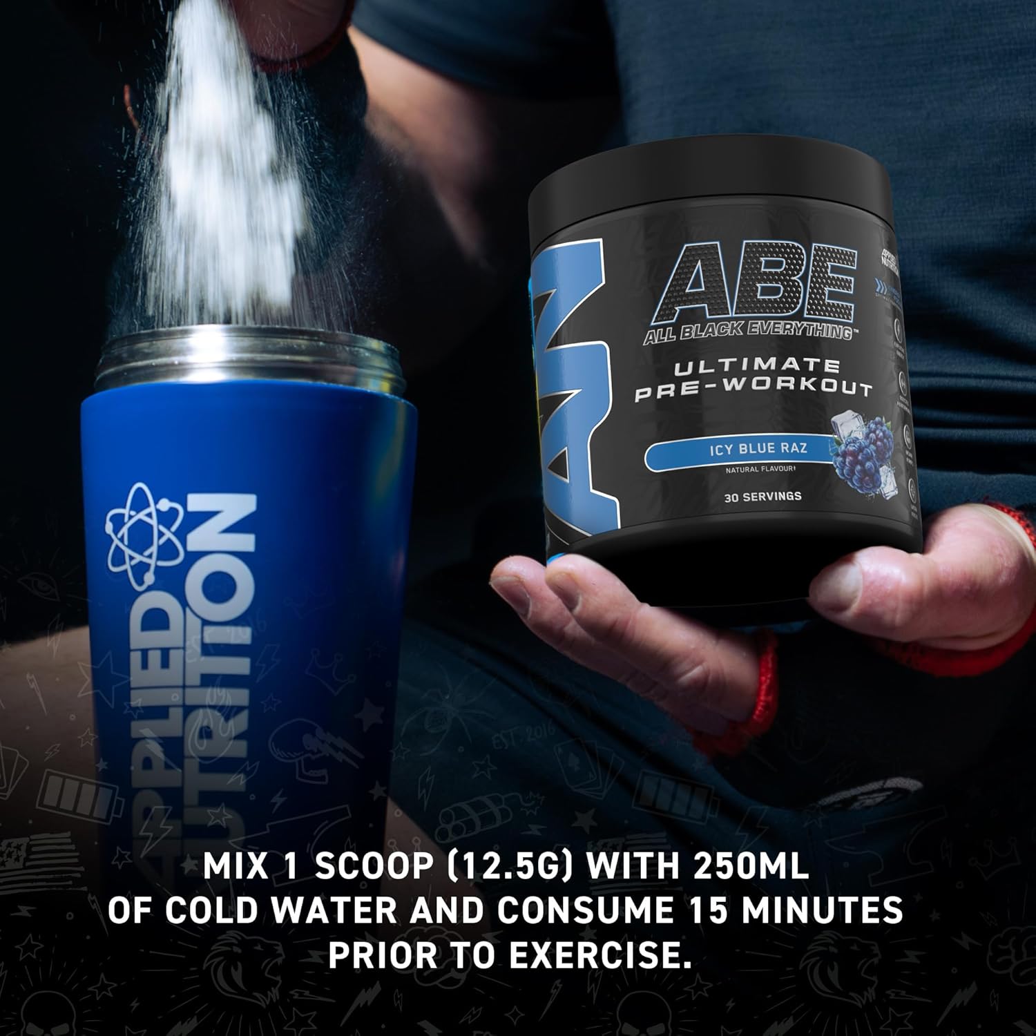 پودر پری‌ورک‌اوت اپلاید نوتریشن مدل Bundle ABE، 315 گرم