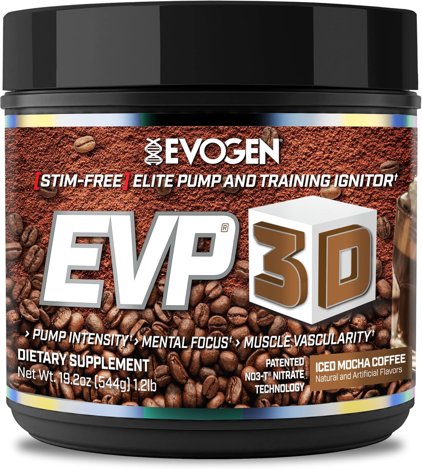 پودر پری‌ورک‌اوت اووژن مدل EVP 3D - Stim Free، 40 سروینگ