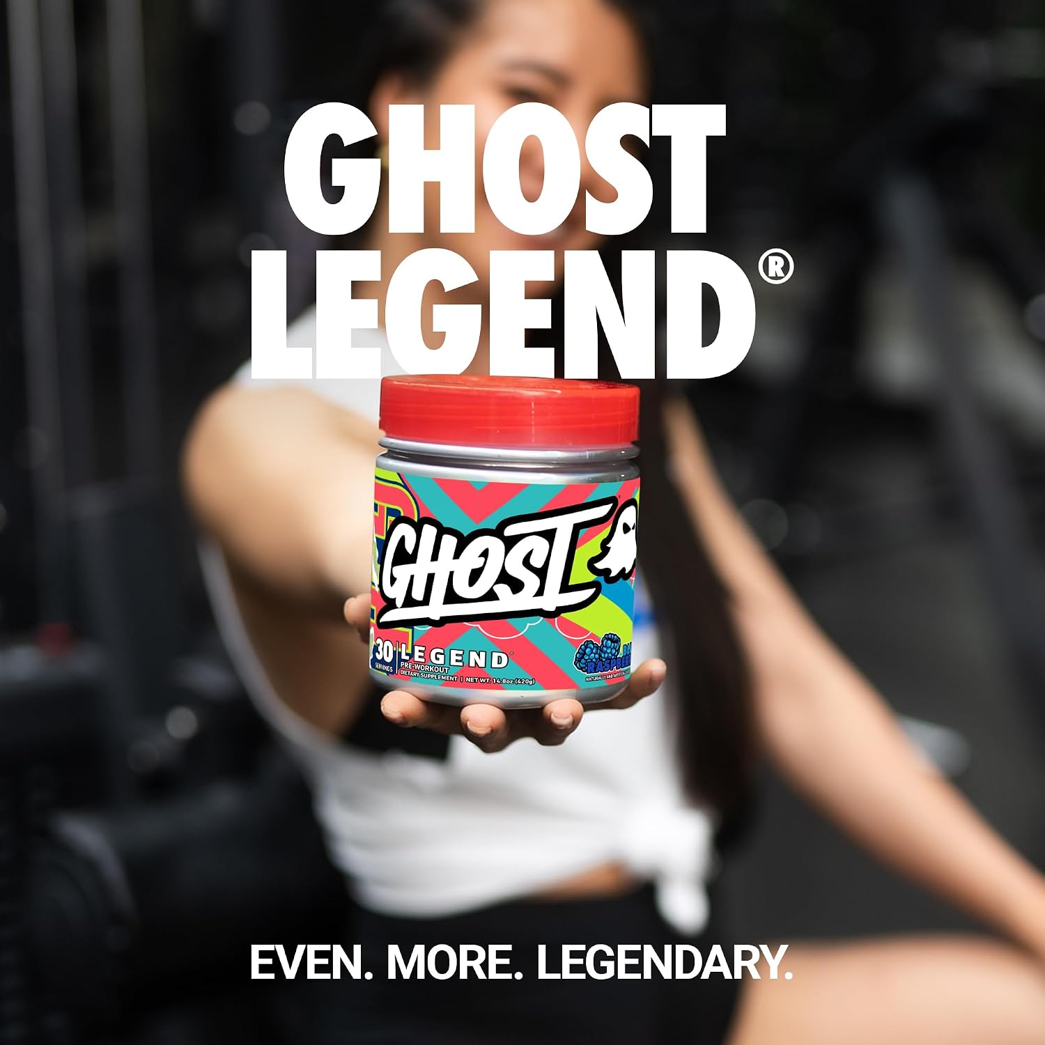 پودر پری‌ورک‌اوت گوست مدل Legend V3، 30 سروینگ، طعم تمشک آبی