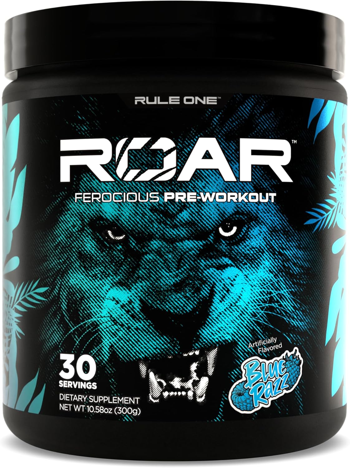پودر پری‌ورک‌اوت Rule 1 Proteins مدل Rule1 1 Roar Ferocious، 30 سروینگ، طعم تمشک آبی