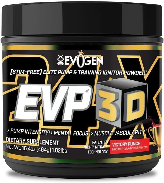پودر پری‌ورک‌اوت اووژن مدل EVP 3D - Stim Free، 40 سروینگ