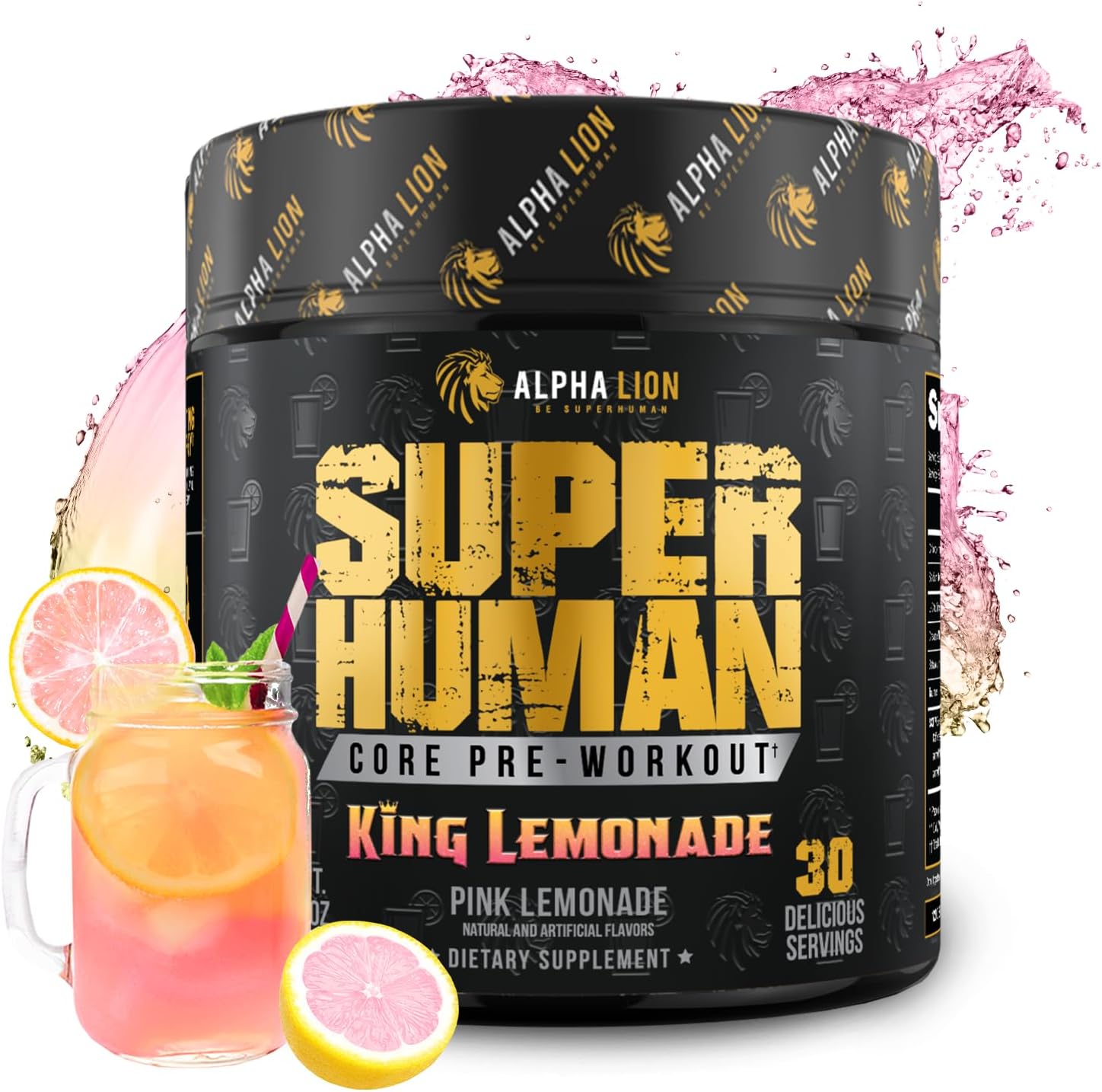 پودر پری‌ورک‌اوت ALPHA LION مدل Basic
