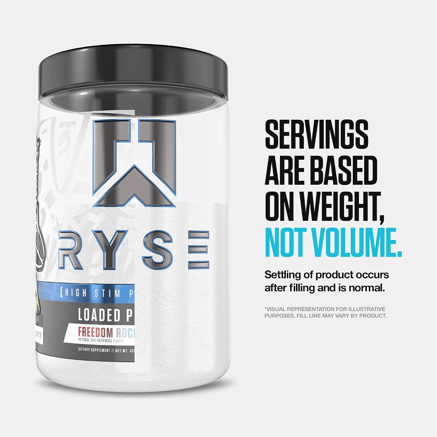پودر پری‌ورک‌اوت رایز مدل RYSE Loaded، طعم لیمو
