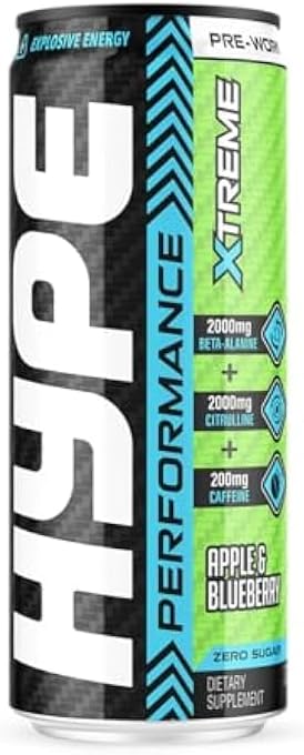 پودر پری‌ورک‌اوت Hype مدل Xtreme، 330 میلی‌لیتر، طعم بری