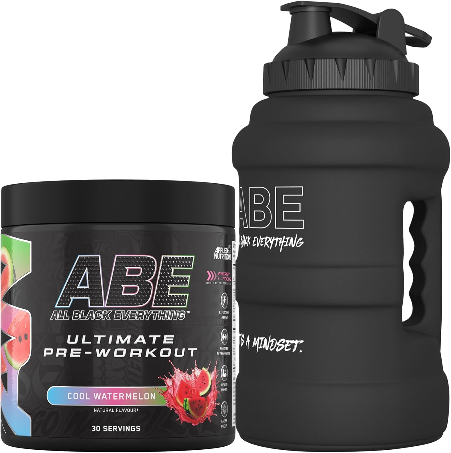 پودر پری‌ورک‌اوت اپلاید نوتریشن مدل Bundle ABE، 315 گرم، طعم هندوانه
