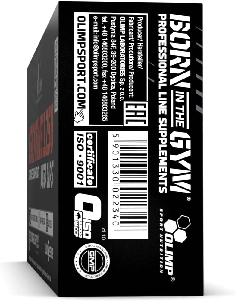 کپسول کراتین OLIMP SPORT NUTRITION – 120 کپسول، میکرونیزه
