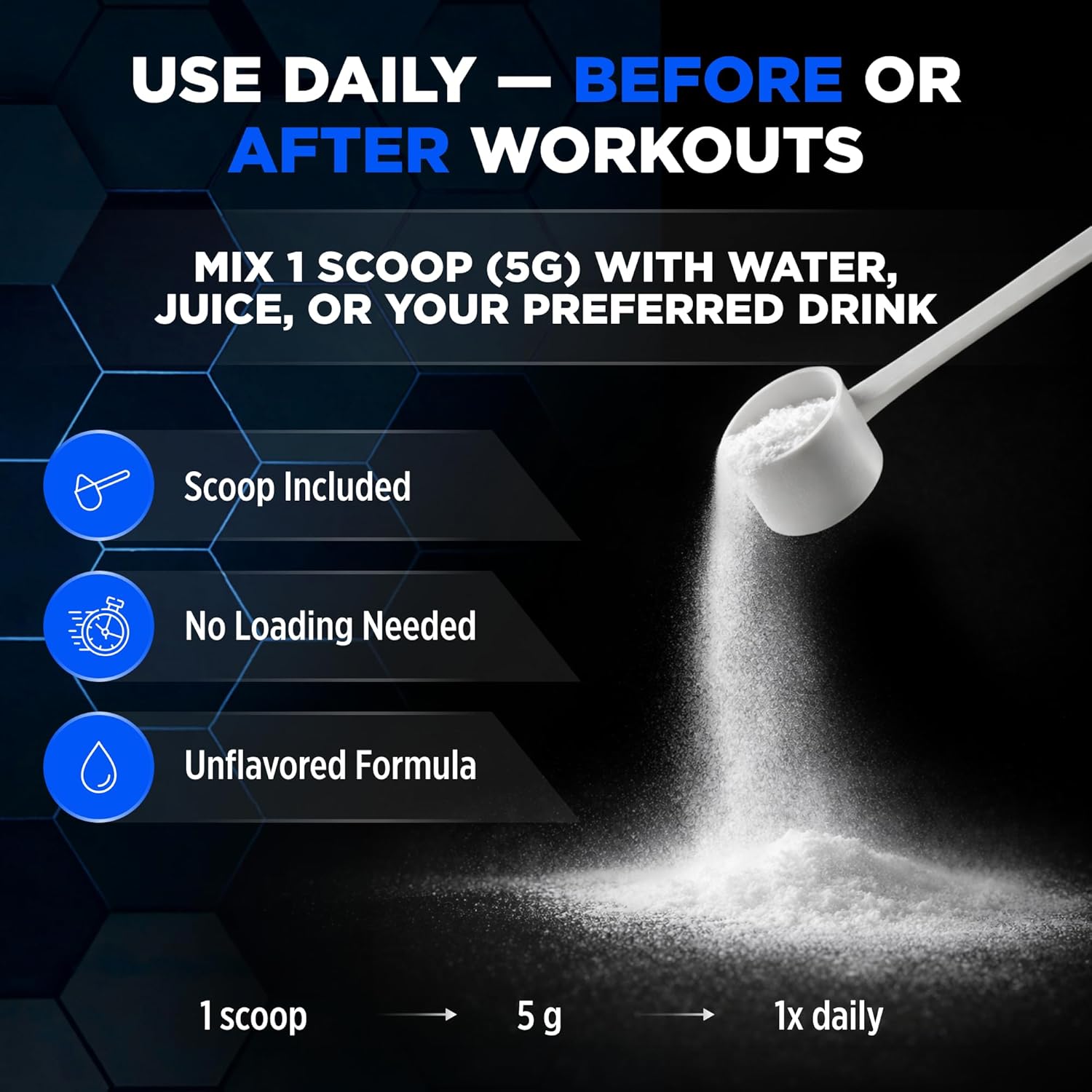 پودر کراتین مونوهیدرات ALLMAX – 400 گرم