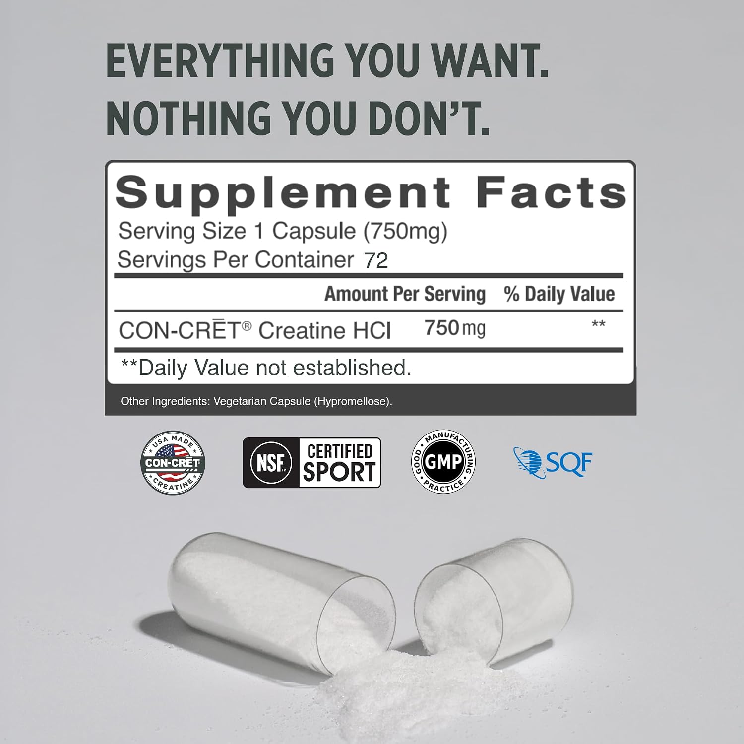 کپسول کراتین HCL CON-CRET CON-CRET – 72 کپسول