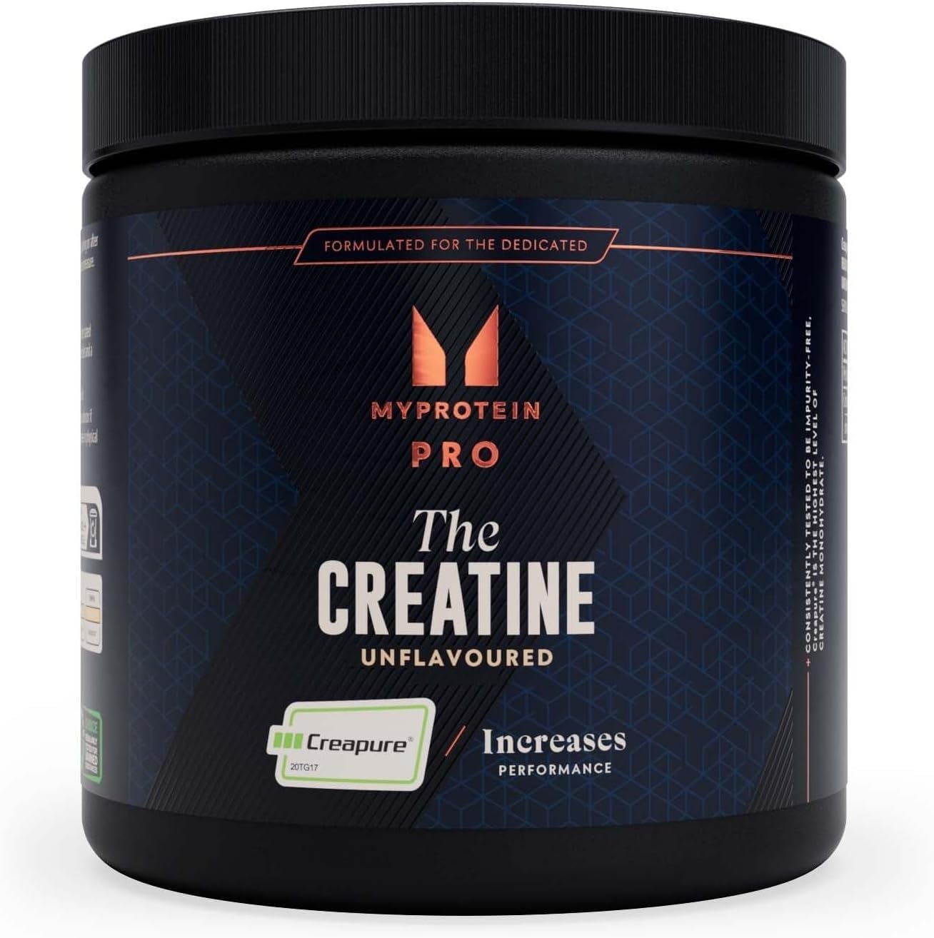 پودر کراتین مونوهیدرات MyProtein Creapure – 500 گرم، 166 وعده، بدون طعم