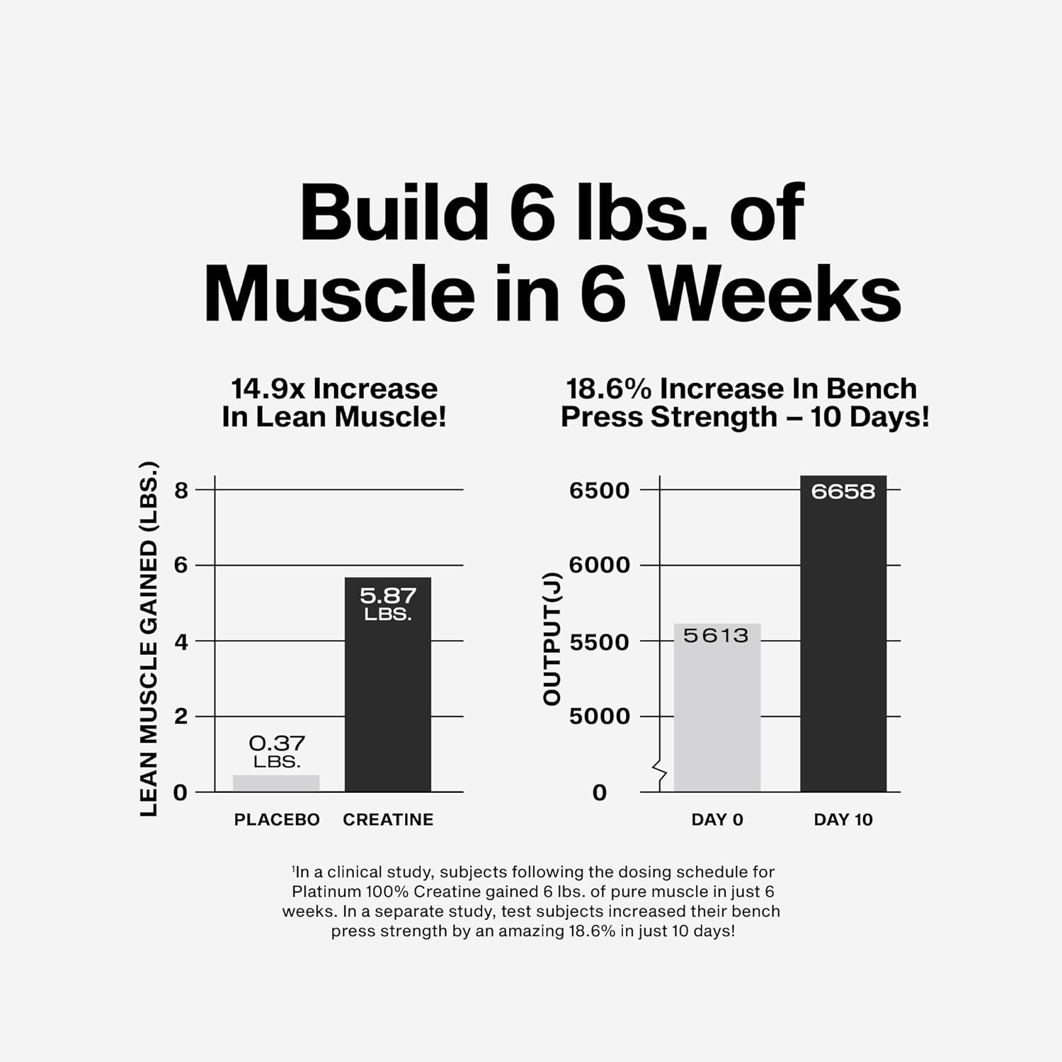 پودر کراتین مونوهیدرات Muscletech Platinum – 400 گرم، 80 وعده، بدون طعم