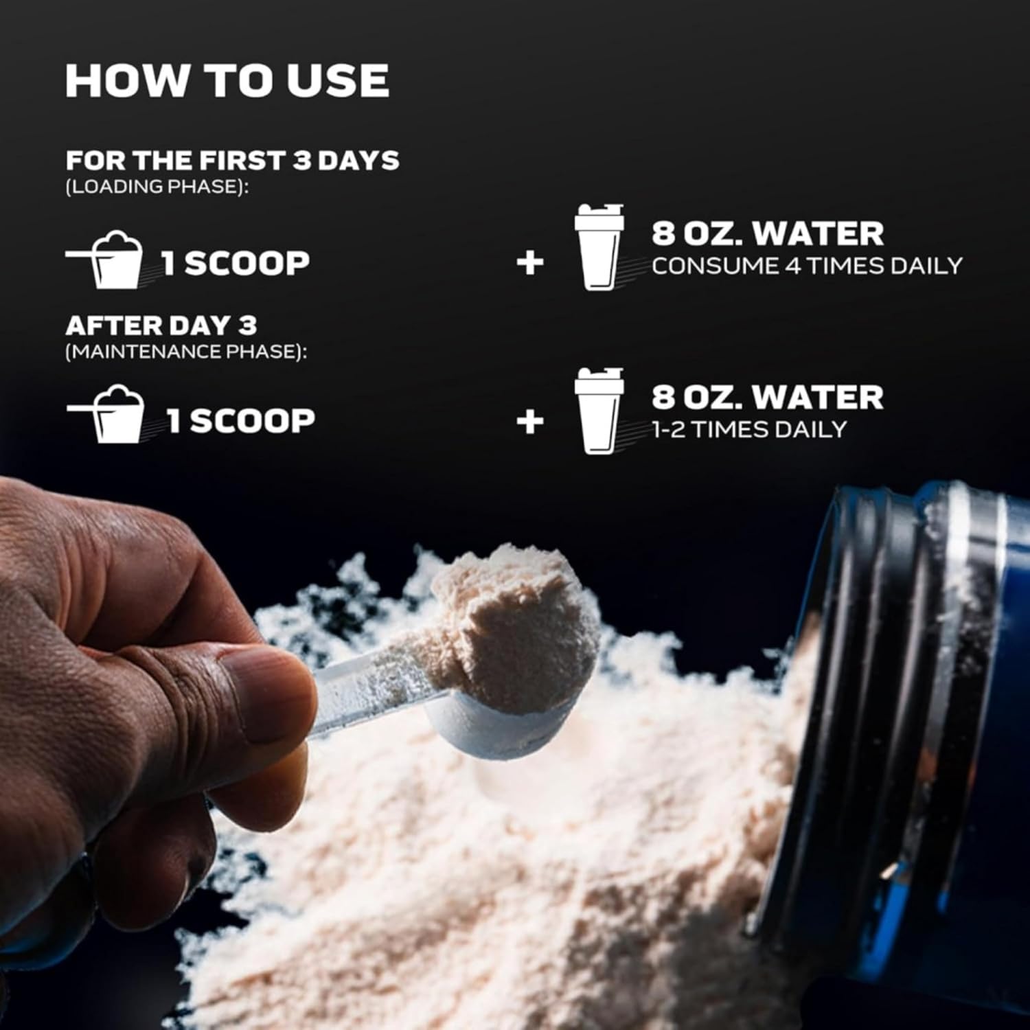 پودر کراتین مونوهیدرات Muscletech Platinum – 400 گرم، بدون طعم، میکرونیزه