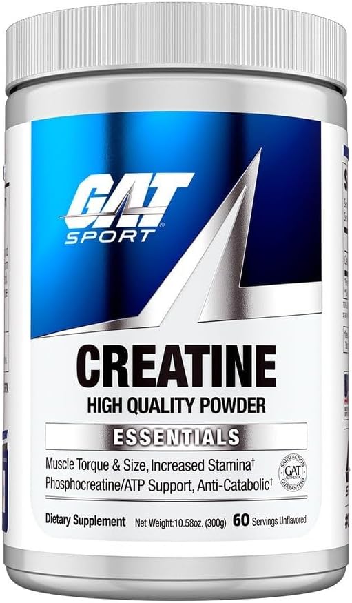 پودر کراتین GAT SPORT – 300 گرم، بدون طعم