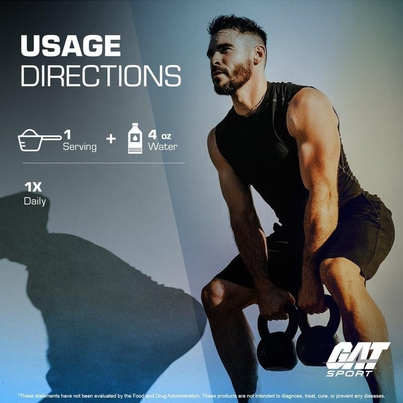 پودر کراتین GAT SPORT – 300 گرم، بدون طعم