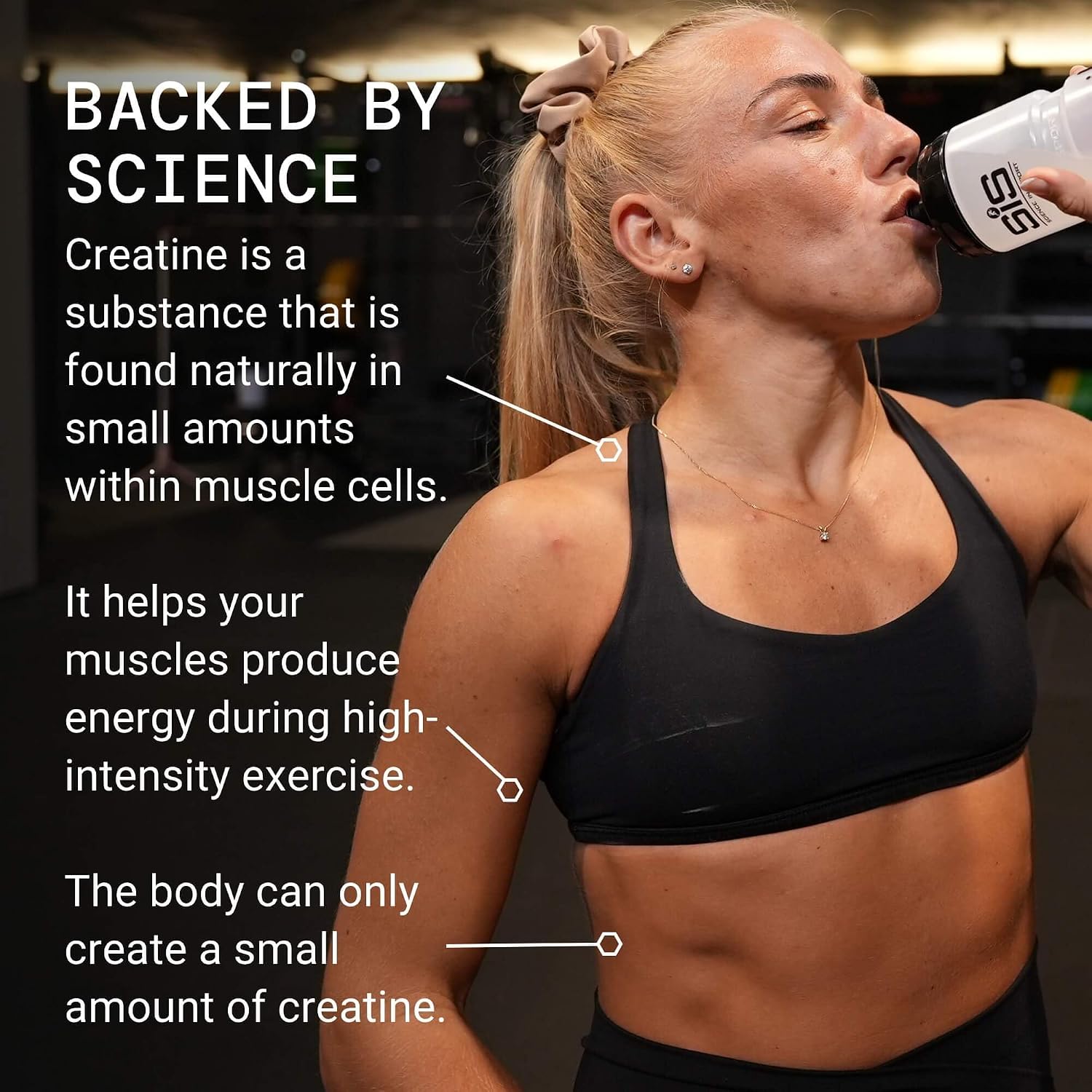 پودر کراتین مونوهیدرات Science in Sport – 400 گرم، 72 وعده، بدون طعم