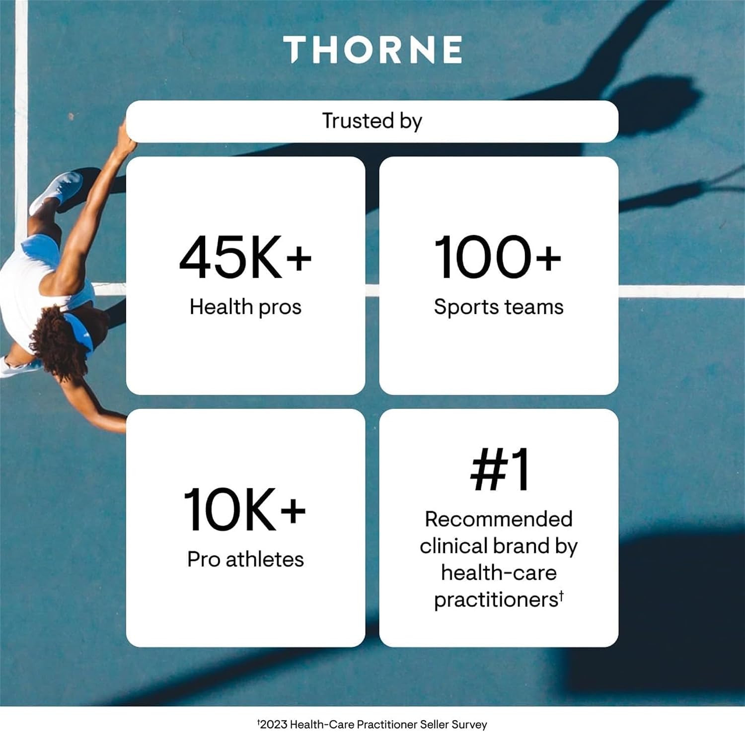 پودر کراتین مونوهیدرات THORNE – 90 وعده، بدون طعم، میکرونیزه