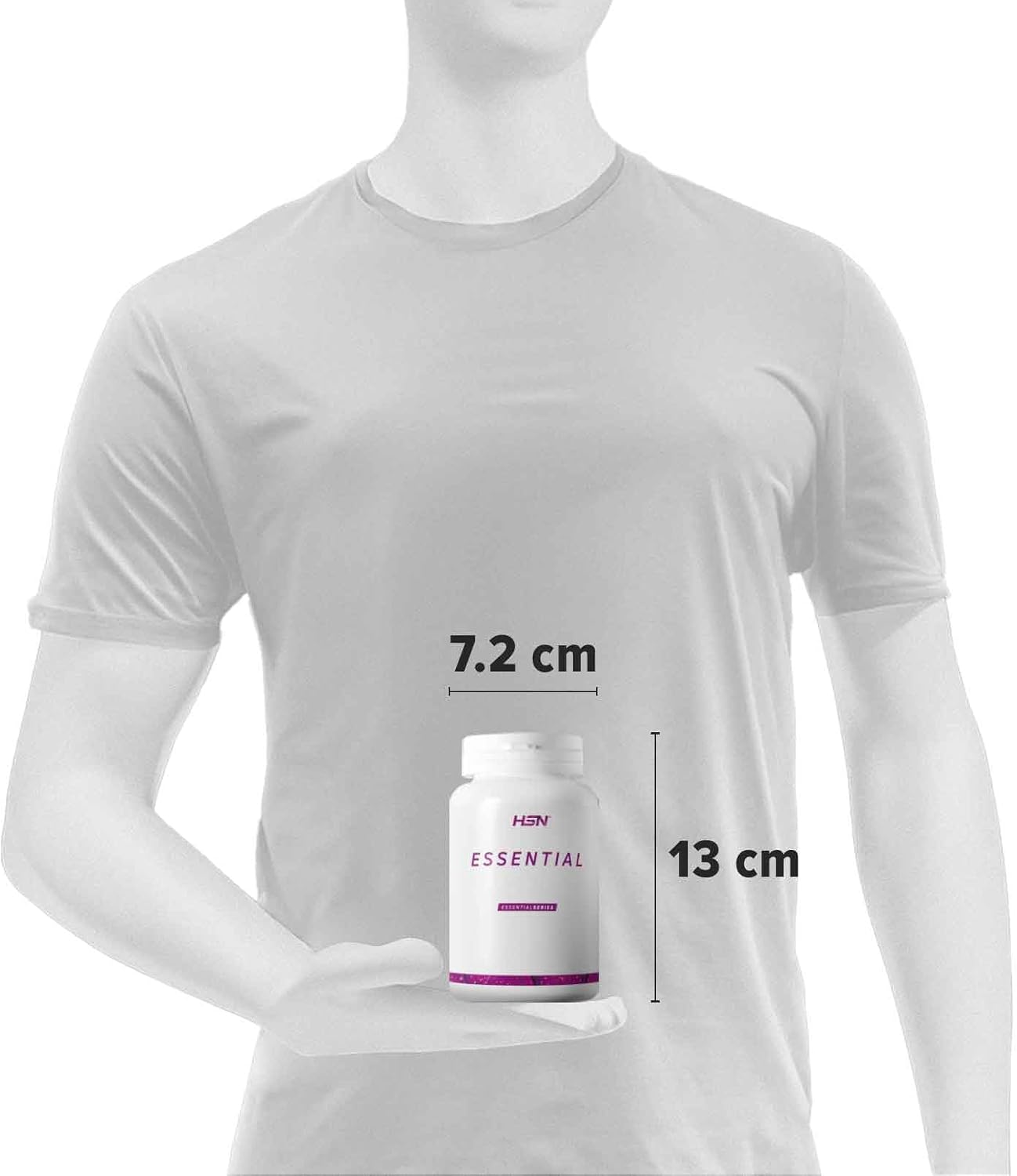 پودر کراتین مونوهیدرات HSN Creapure – 3 گرم، 40 وعده، میکرونیزه