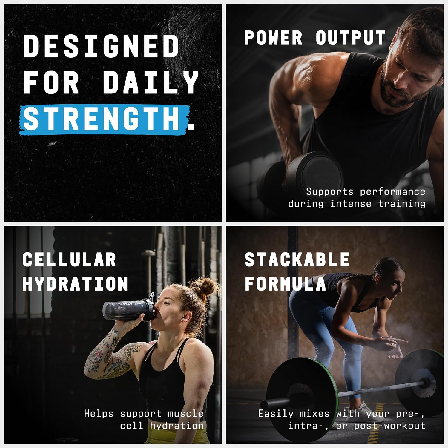 پودر کراتین HCL BEYOND RAW