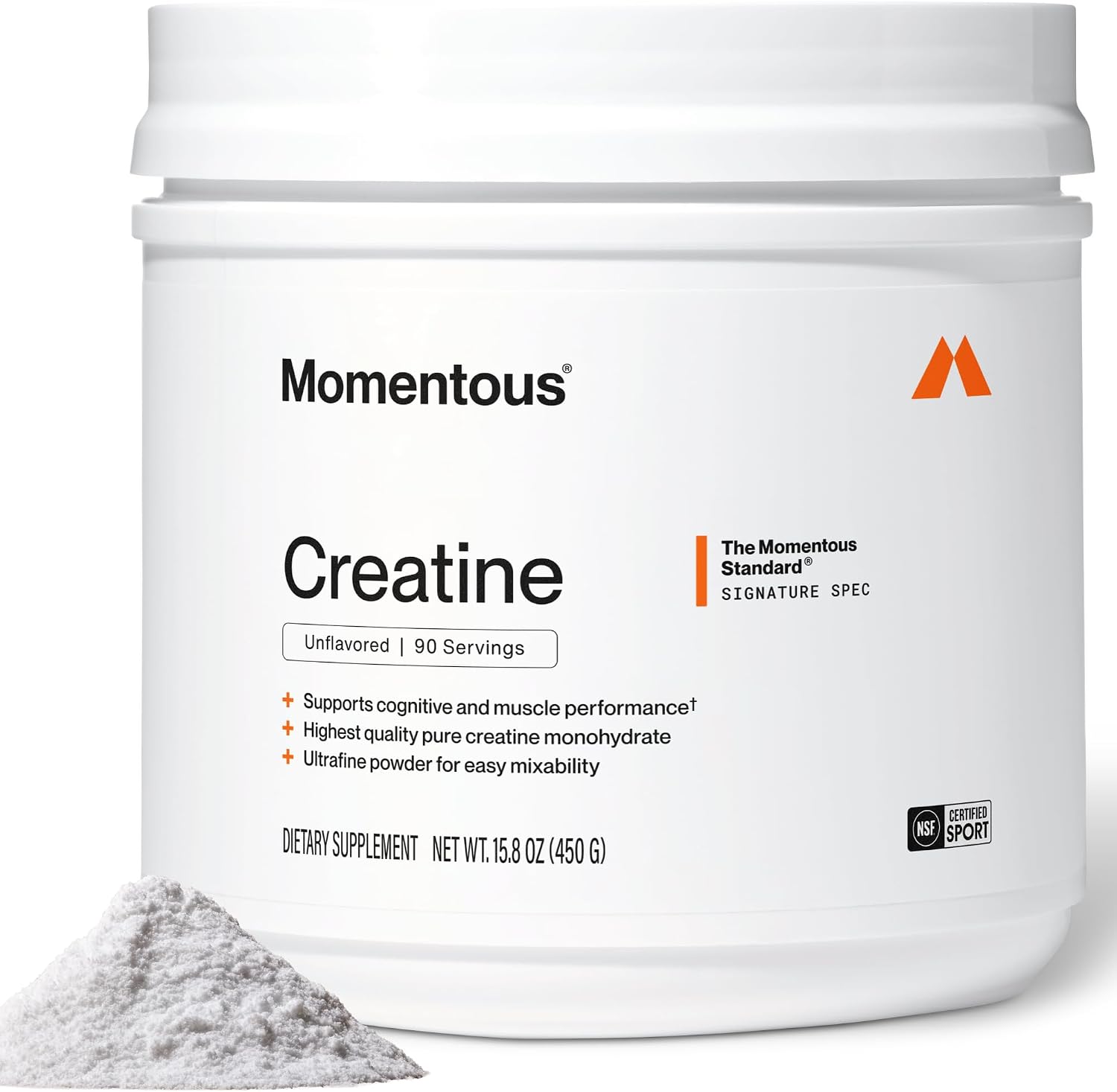 پودر کراتین مونوهیدرات Momentous Creapure – وگان