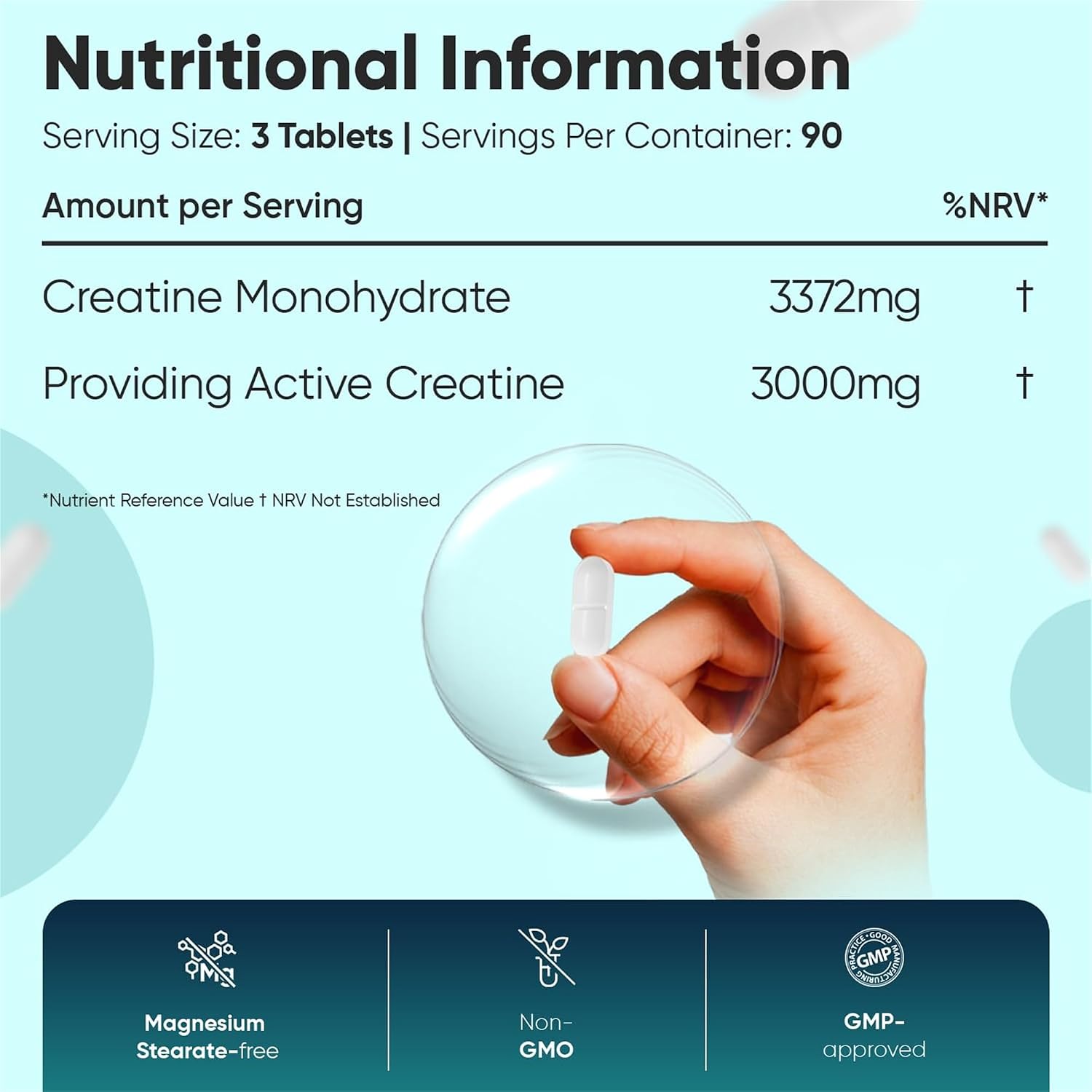 قرص کراتین مونوهیدرات WeightWorld – 270 قرص، میکرونیزه