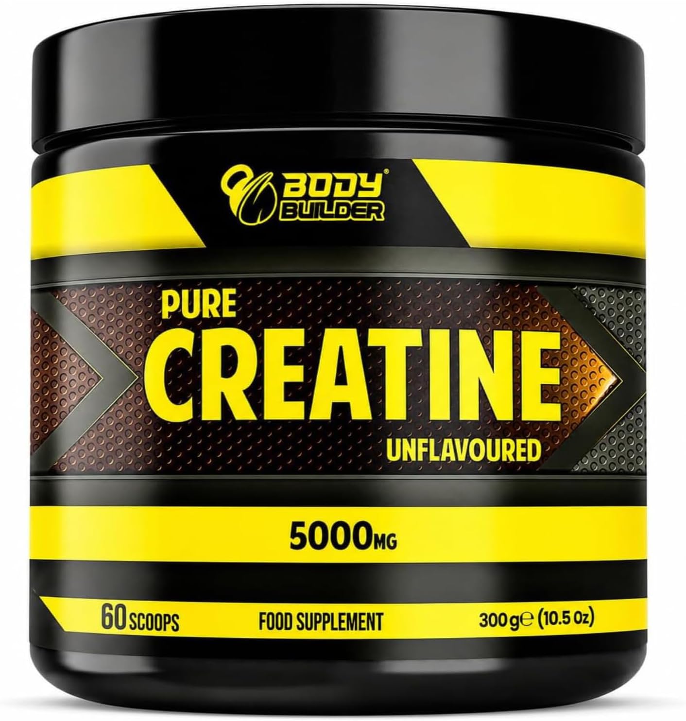 پودر کراتین مونوهیدرات Body Builder – 60 وعده، بدون طعم، میکرونیزه