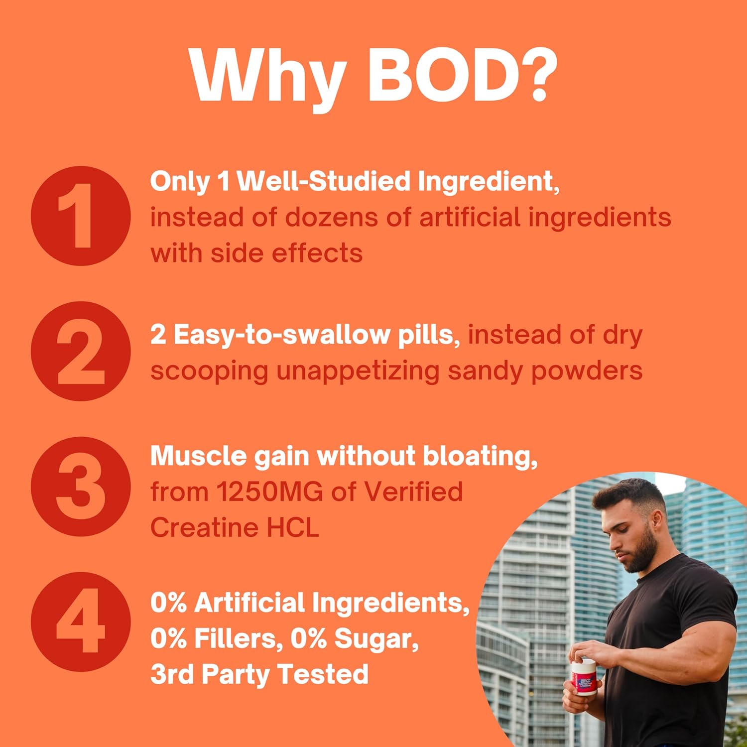 پاستیل کراتین HCL Bod – 150 کپسول، میکرونیزه
