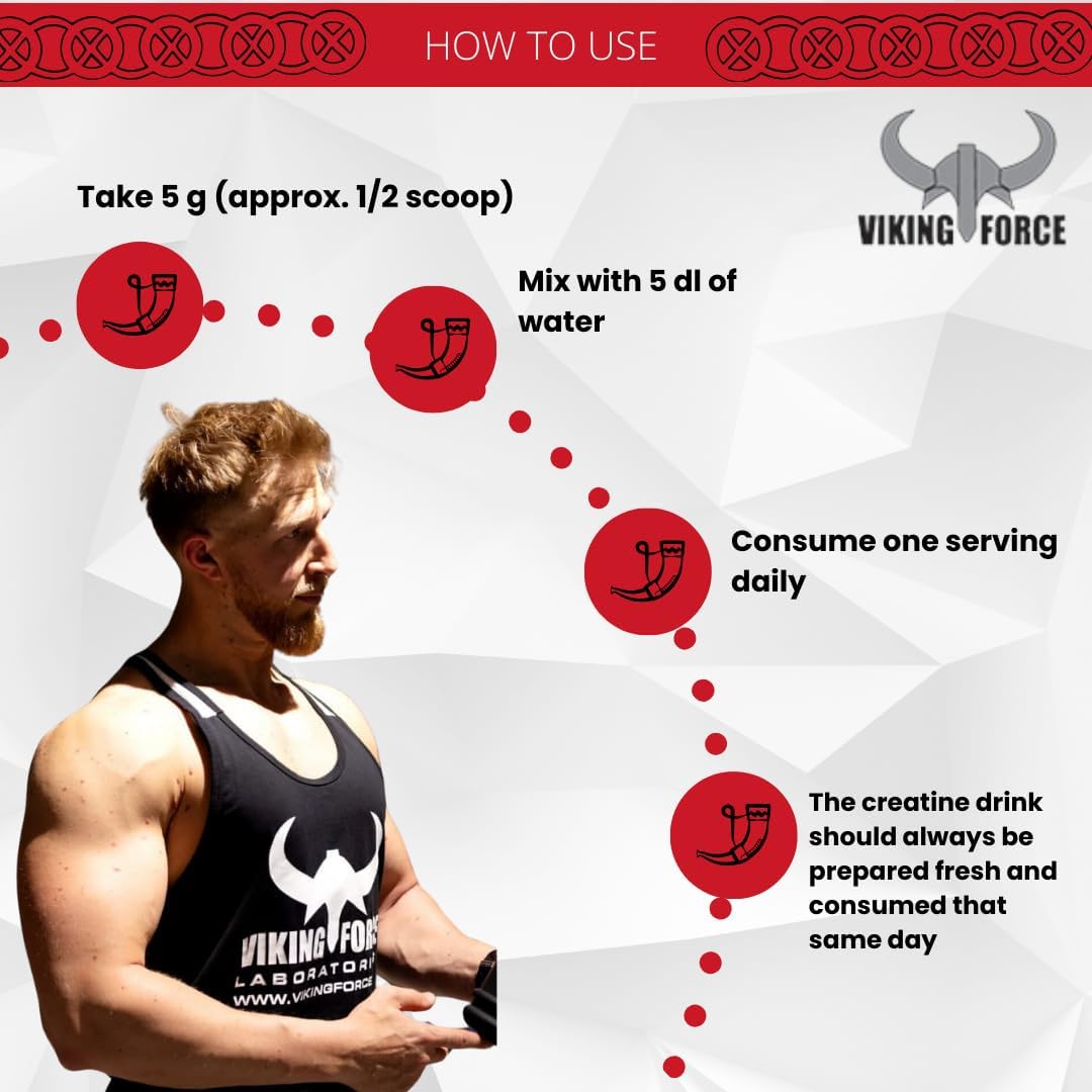 پودر گینر VIKING FORCE – 300 گرم، 60 وعده
