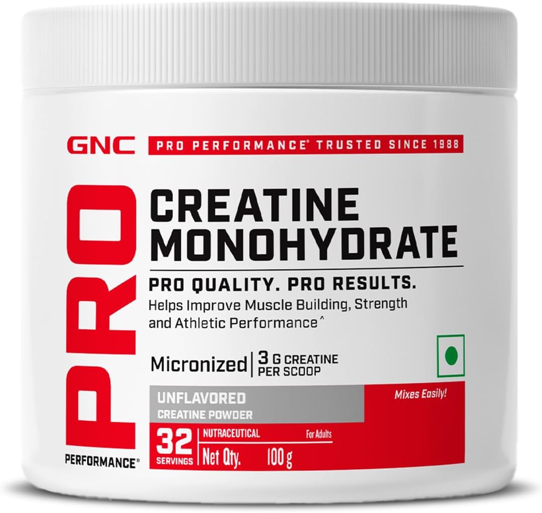 پودر کراتین مونوهیدرات GNC – بدون طعم، میکرونیزه