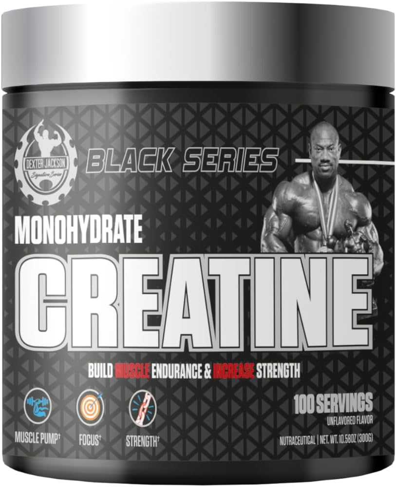 پودر کراتین مونوهیدرات DEXTER JACKSON – بدون طعم، میکرونیزه