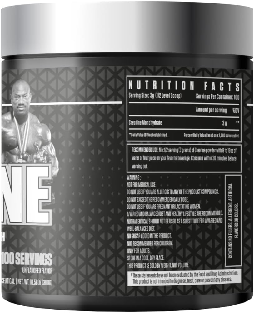 پودر کراتین مونوهیدرات DEXTER JACKSON – بدون طعم، میکرونیزه