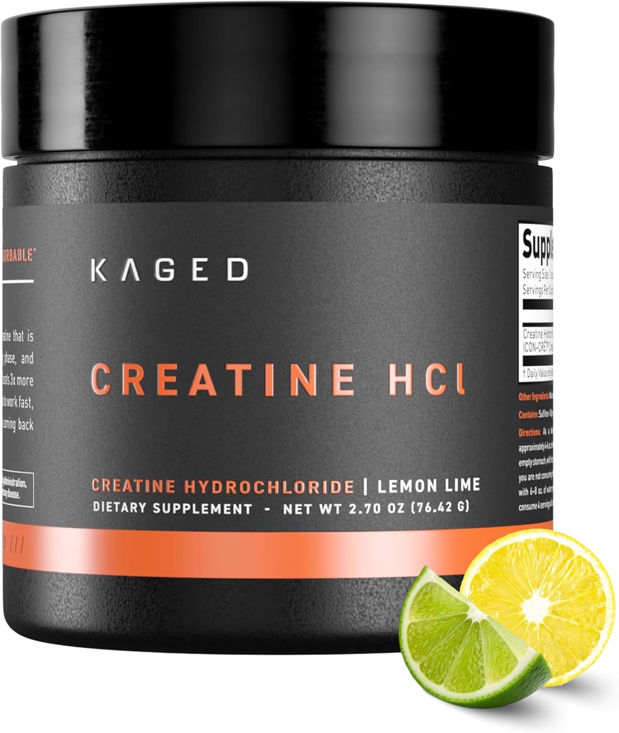 پودر کراتین HCL Kaged – 76 گرم، طعم لیمو