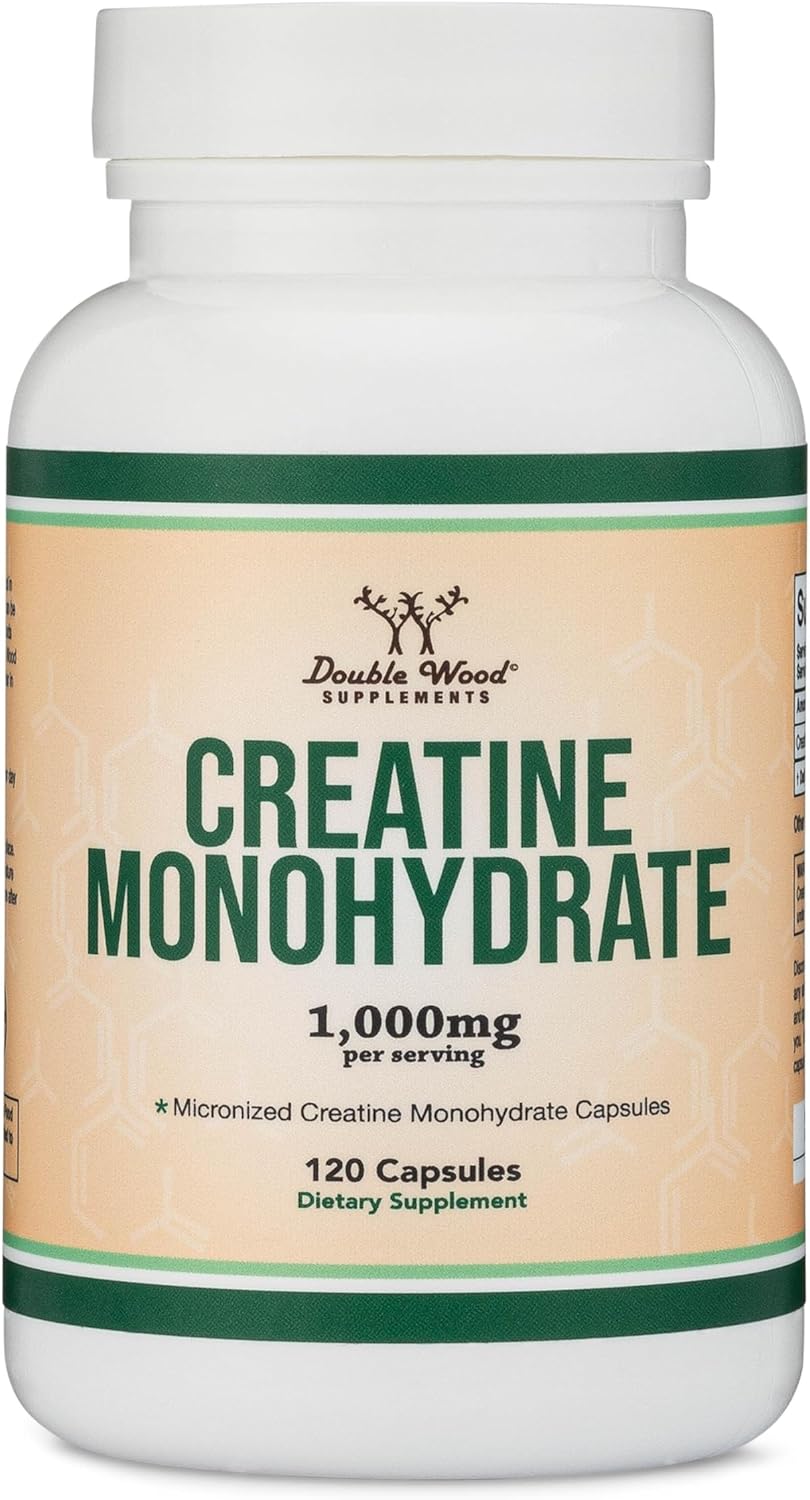 کپسول کراتین مونوهیدرات Double Wood Supplements – میکرونیزه