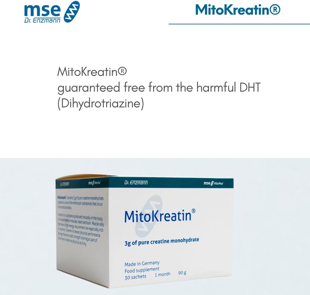 پودر کراتین مونوهیدرات mse Pharmazeutika GmbH – 3 گرم، بدون طعم، وگان