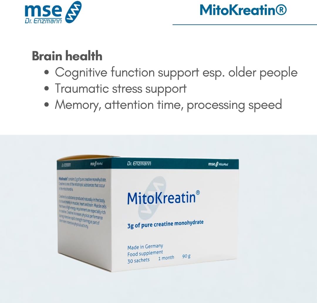 پودر کراتین مونوهیدرات mse Pharmazeutika GmbH – 3 گرم، بدون طعم، وگان