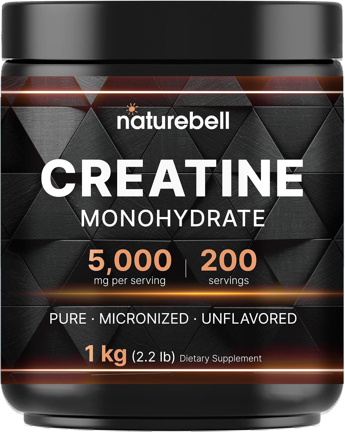 مکمل پیش از تمرین NatureBell – 2.2 پوند، 200 وعده، بدون طعم