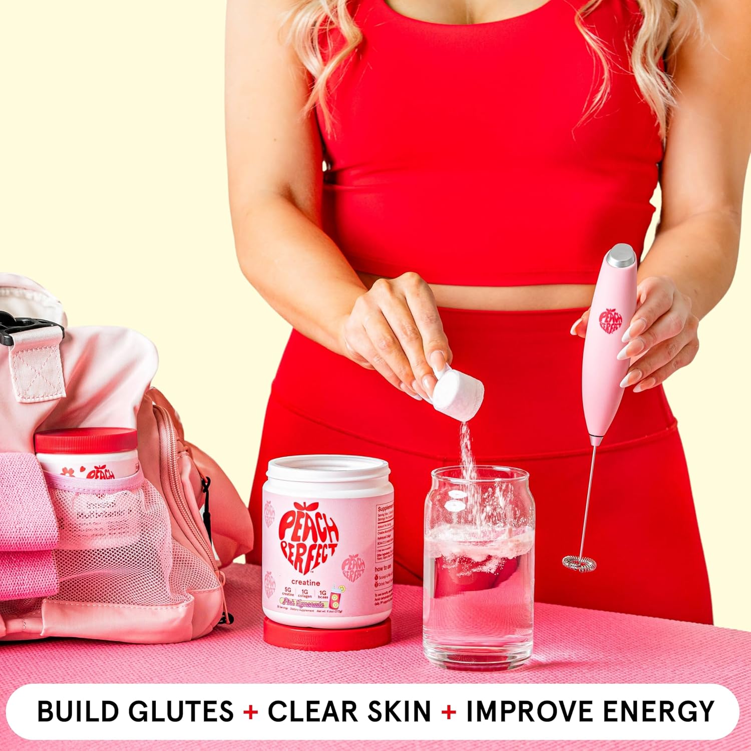 پودر کراتین مونوهیدرات Peach Perfect BCAA – 5 گرم، میکرونیزه