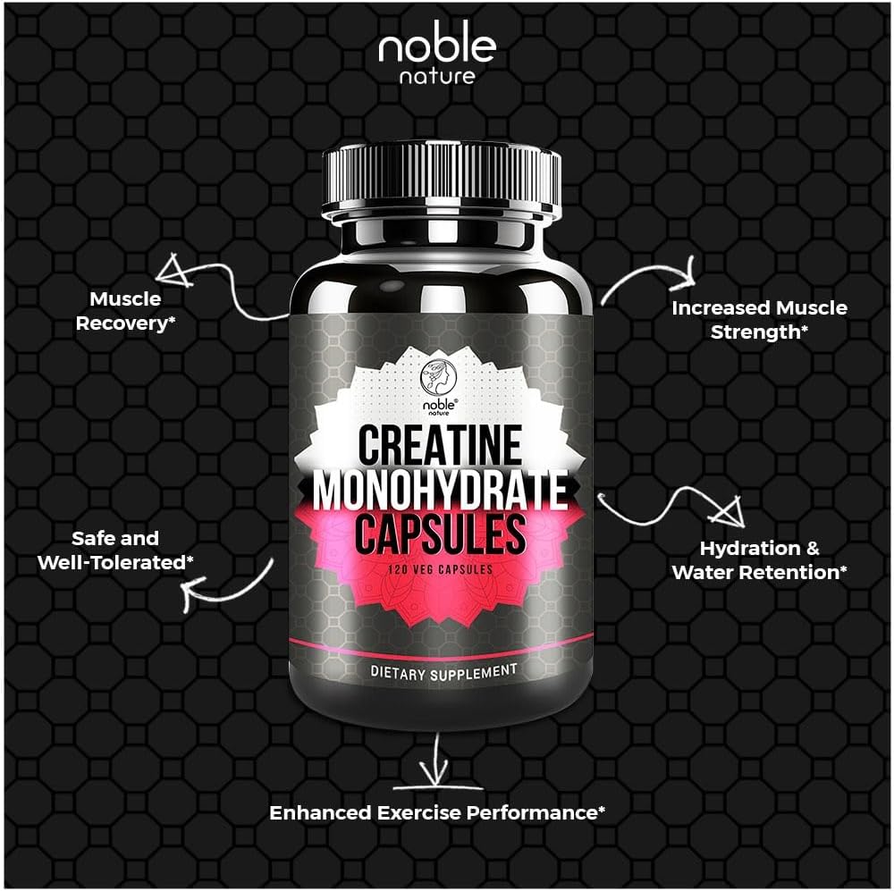 کپسول کراتین مونوهیدرات Noble Nature