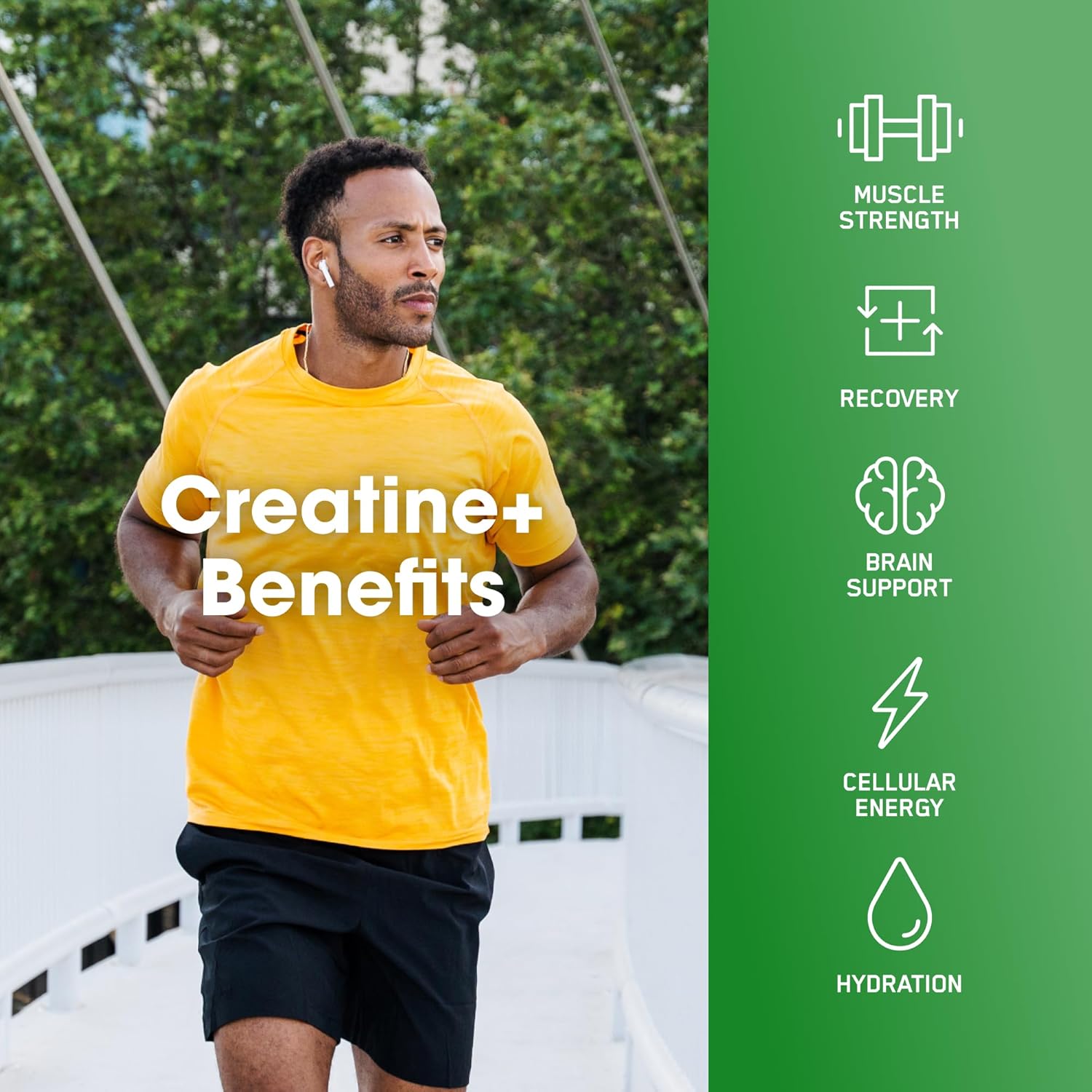 پودر کراتین مونوهیدرات Optimum Nutrition – 360 گرم، 40 وعده، طعم پرتقال